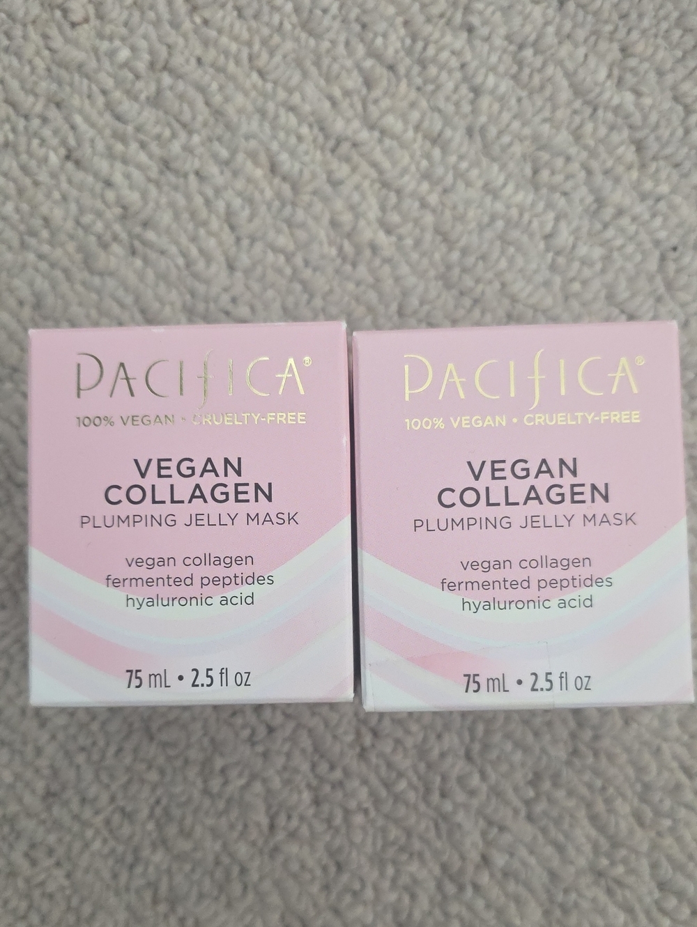 NEW Pacifica Vegan Collagen Plumping Jelly Mask (2 Jars Included)